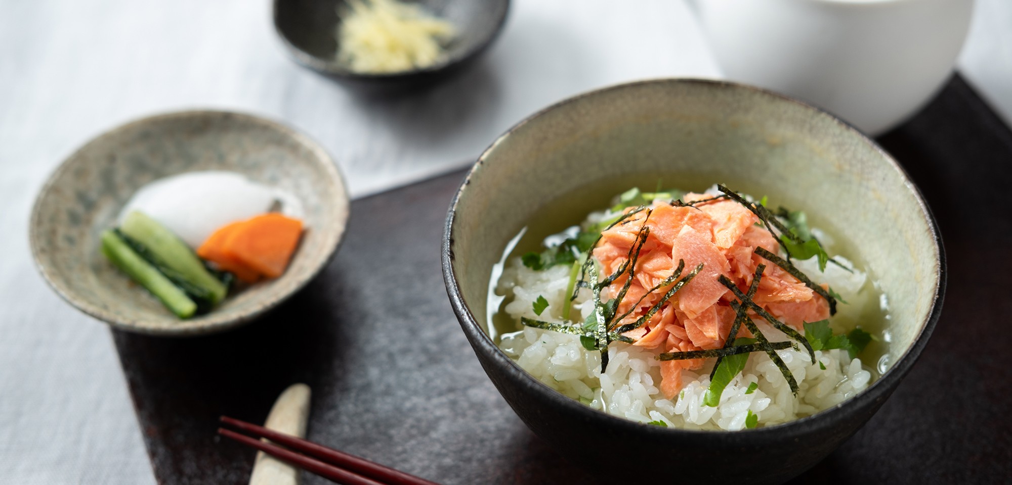 しっとりゆで鮭のお茶漬け | Greentapでつくるおすすめレシピ